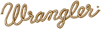 Wrangler rope style logo trademark